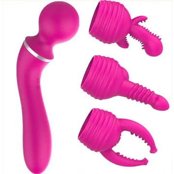 Varita con 3 accesorios recargable