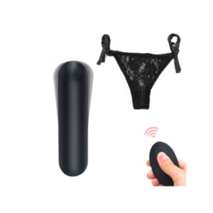 Vibrador a control remoto con lenceria