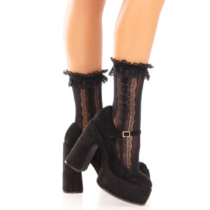 Medias Leg Avenue - Lazos y corazones