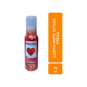 Lubricante a base de agua Masculan - Fresa